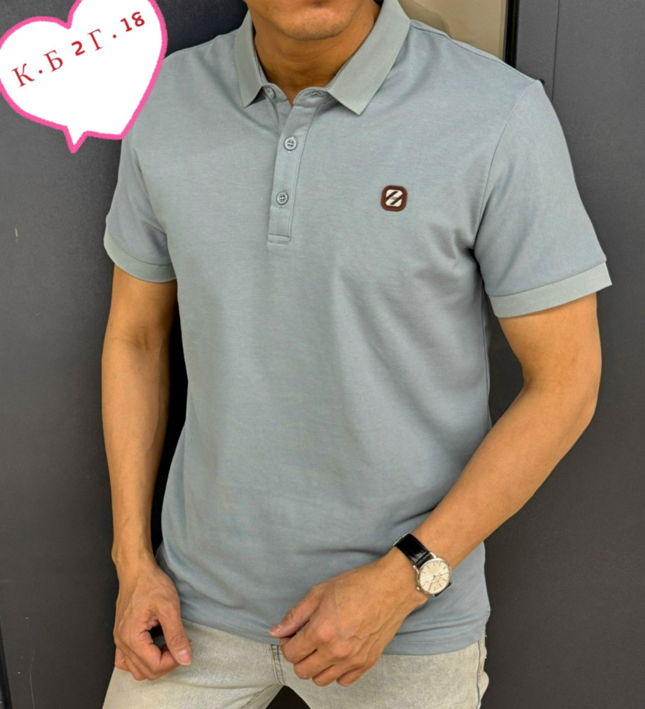 Мужская футболка серая