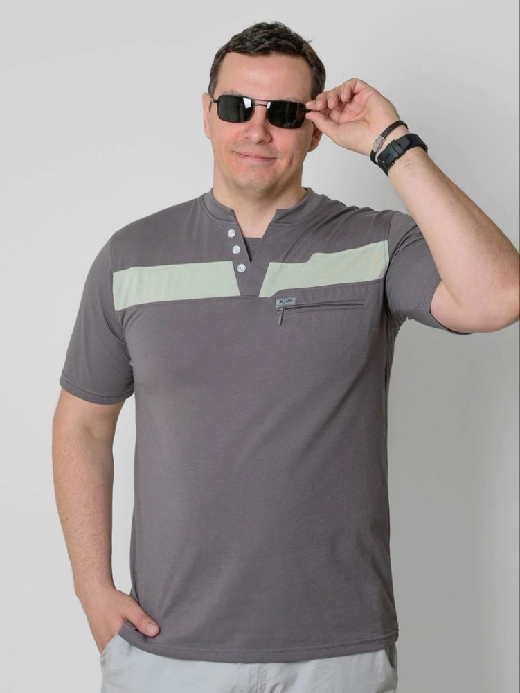 Мужская футболка темно-серая купить в Интернет-магазине Садовод База - цена 650 руб Садовод интернет-каталог
