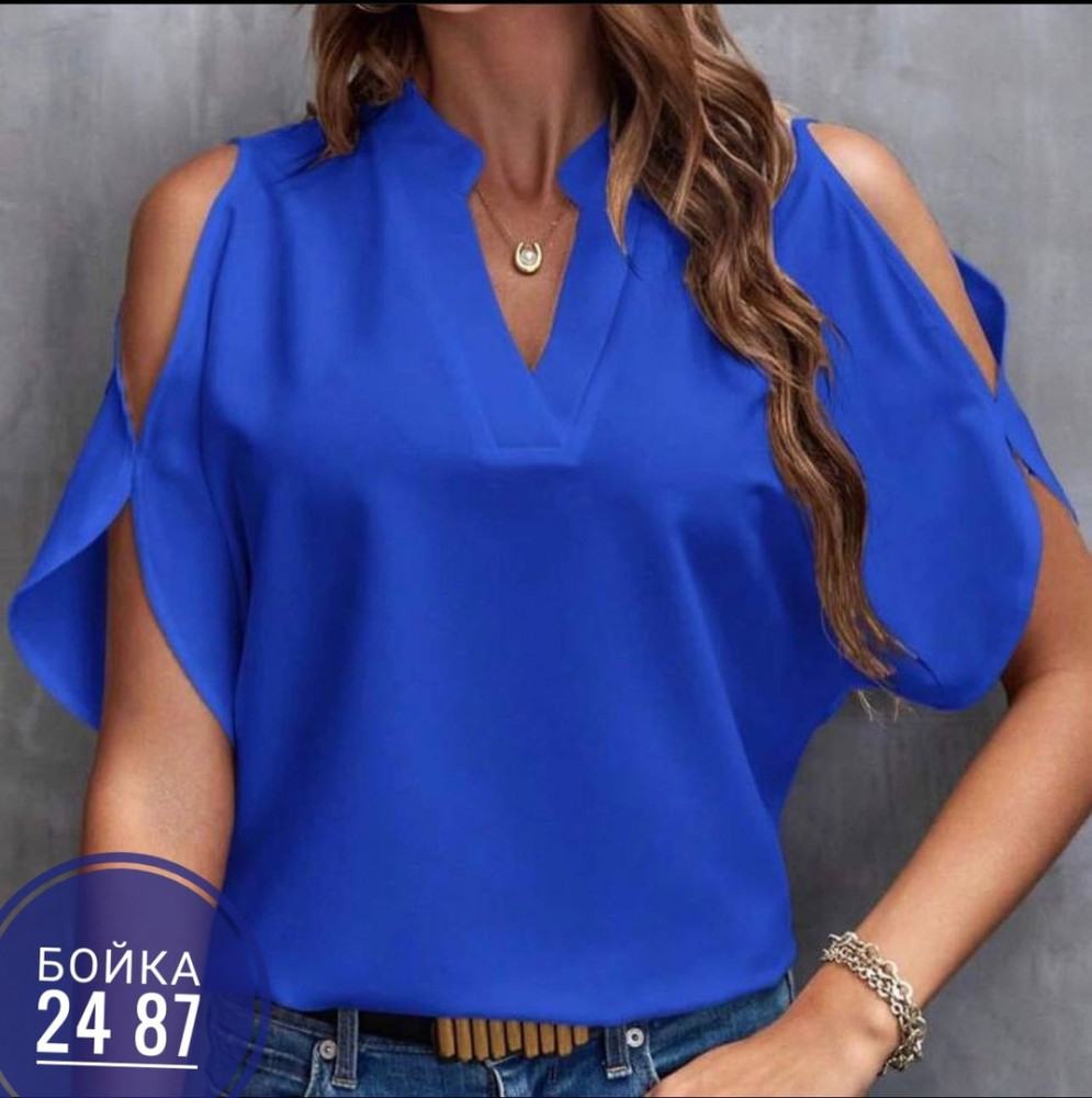 блузка голубая купить в Интернет-магазине Садовод База - цена 600 руб Садовод интернет-каталог