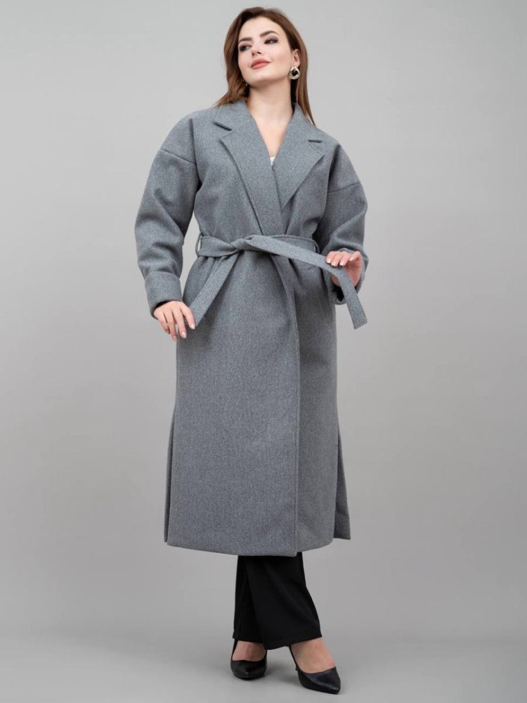 Женское пальто темно-серое купить в Интернет-магазине Садовод База - цена 2600 руб Садовод интернет-каталог