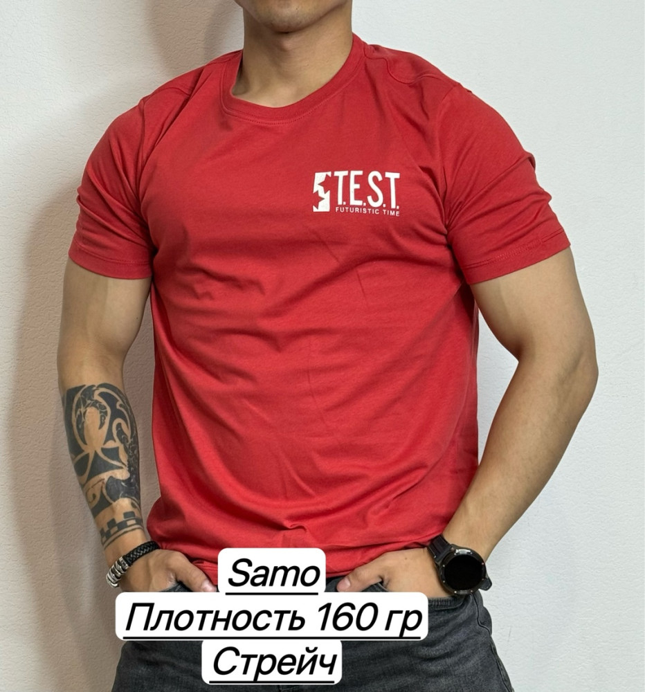 Футболка для мужчин, хлопок купить в Интернет-магазине Садовод База - цена 450 руб Садовод интернет-каталог