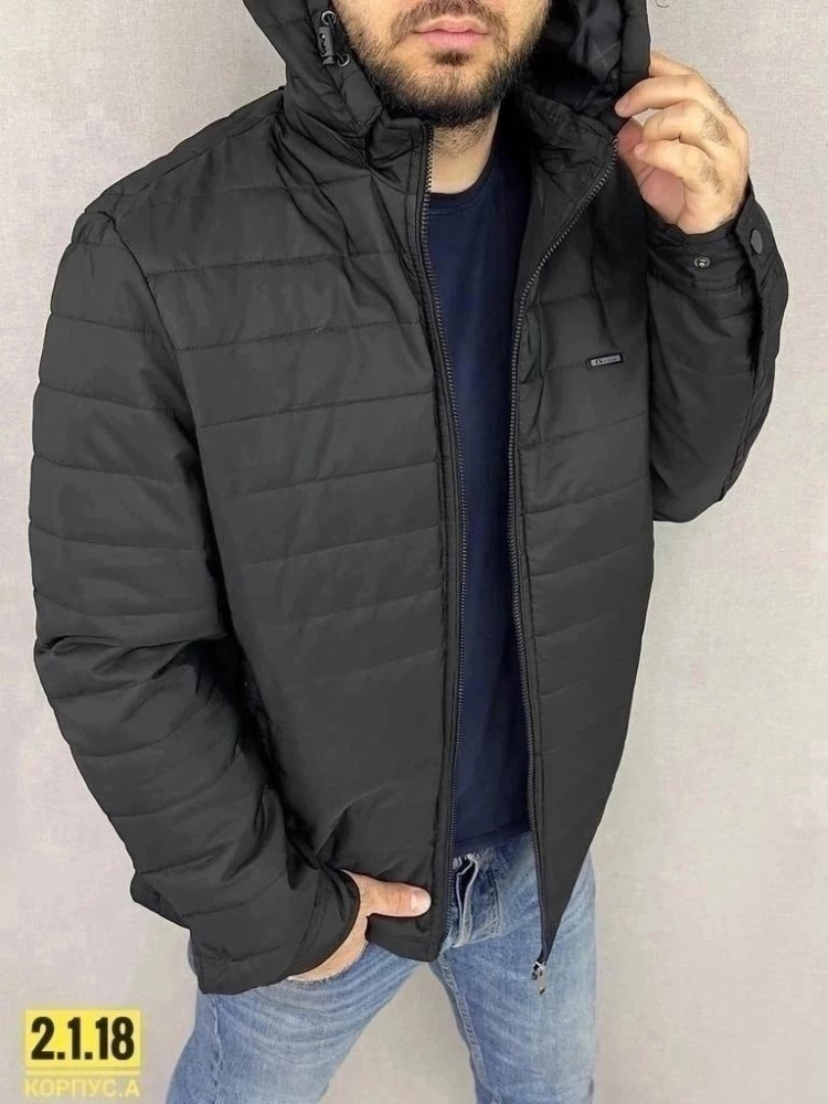 Куртка мужская черная купить в Интернет-магазине Садовод База - цена 599 руб Садовод интернет-каталог
