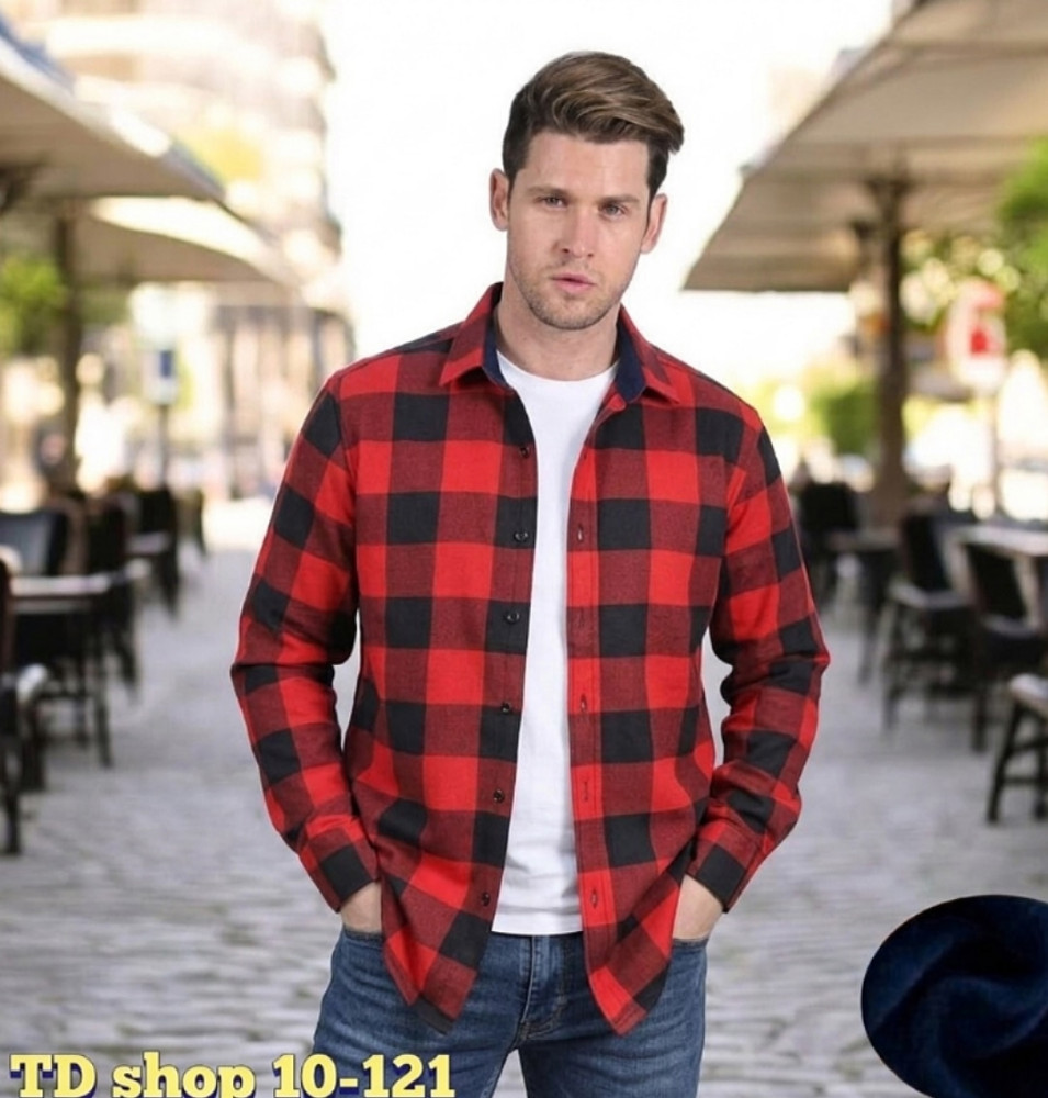 Мужская рубашка красная купить в Интернет-магазине Садовод База - цена 600 руб Садовод интернет-каталог