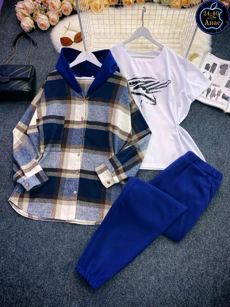 Спортивный женский костюм синий купить в Интернет-магазине Садовод База - цена 1600 руб Садовод интернет-каталог