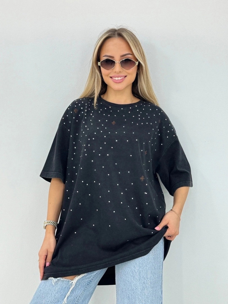 Женская футболка черная купить в Интернет-магазине Садовод База - цена 1200 руб Садовод интернет-каталог