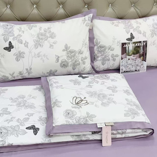 Семейный Комплект постельного белья с готовым одеялом  от бренда САДОВОД официальный интернет-каталог