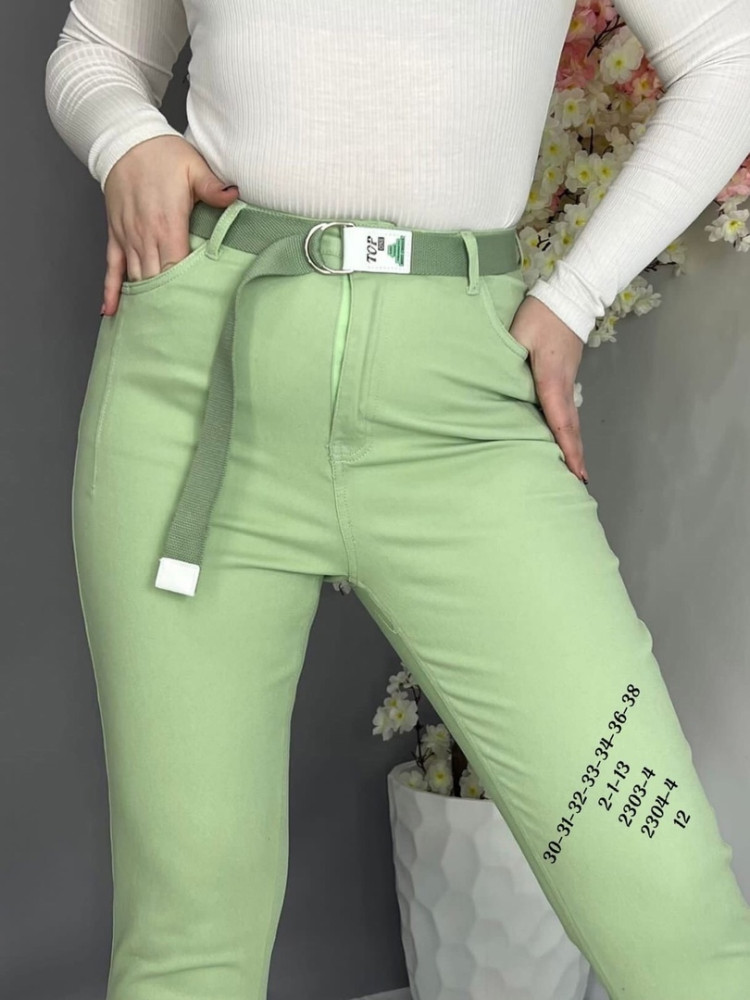 джинсы зеленые купить в Интернет-магазине Садовод База - цена 1200 руб Садовод интернет-каталог