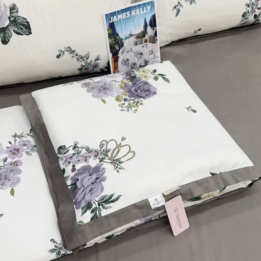 Семейный Комплект постельного белья с готовым одеялом  от бренда САДОВОД официальный интернет-каталог