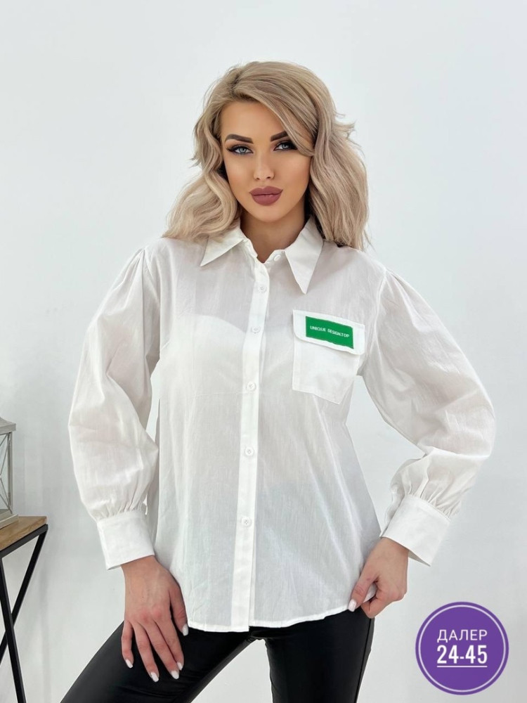 Женская рубашка белая купить в Интернет-магазине Садовод База - цена 450 руб Садовод интернет-каталог