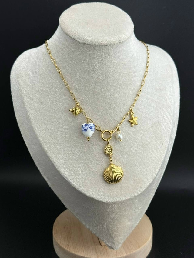 🤍 Колье с обвесами в морской тематике купить в Интернет-магазине Садовод База - цена 450 руб Садовод интернет-каталог