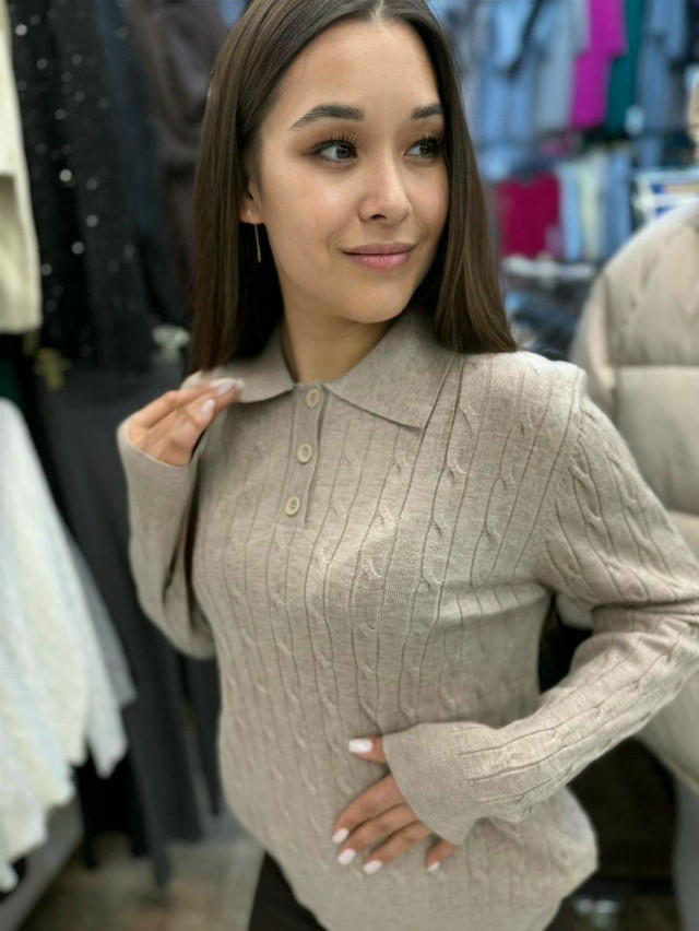 Женская кофта бежевая купить в Интернет-магазине Садовод База - цена 1200 руб Садовод интернет-каталог