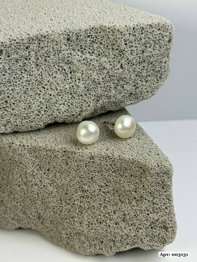 🤍 Серьги пусеты из натурального жемчуга купить в Интернет-магазине Садовод База - цена 150 руб Садовод интернет-каталог