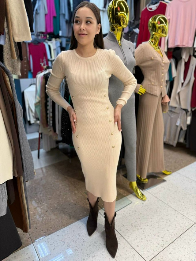 Платье молочное купить в Интернет-магазине Садовод База - цена 1100 руб Садовод интернет-каталог