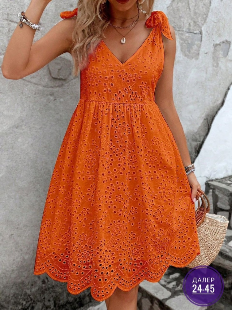 Платье оранжевое купить в Интернет-магазине Садовод База - цена 1000 руб Садовод интернет-каталог