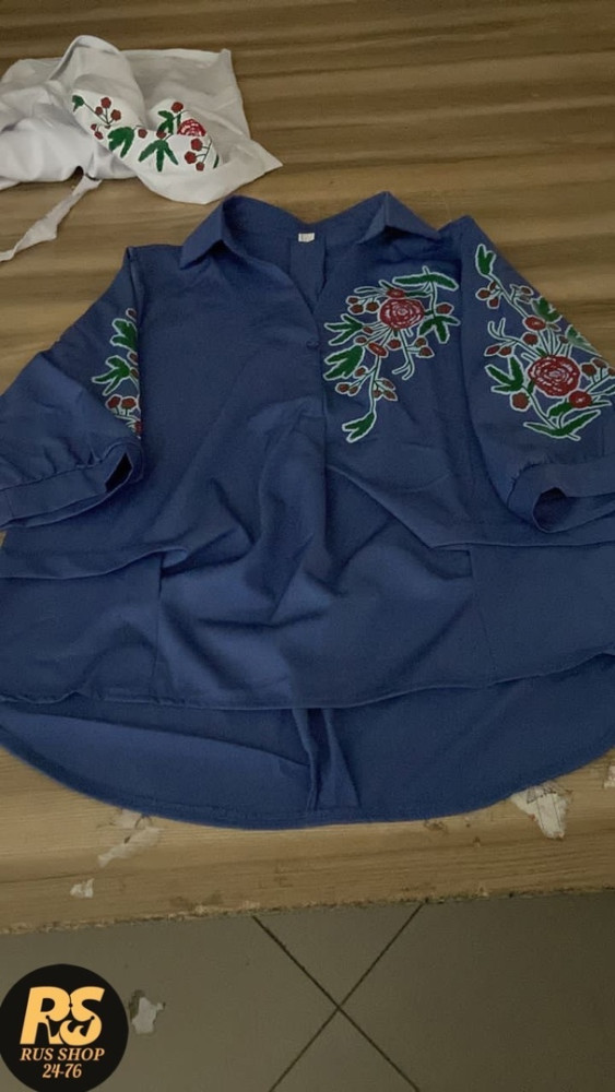 Блузка синяя купить в Интернет-магазине Садовод База - цена 650 руб Садовод интернет-каталог
