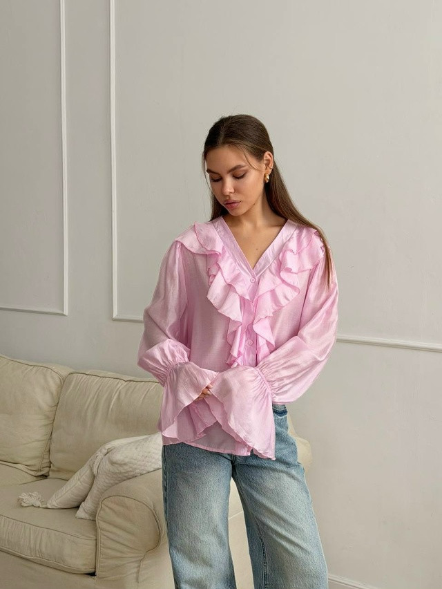 Блузка розовая купить в Интернет-магазине Садовод База - цена 1500 руб Садовод интернет-каталог