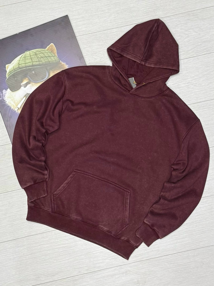 Толстовка мужская бордовая
