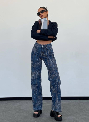 Мегакрутые джинсы с трендовым принтом 🤩 САДОВОД официальный интернет-каталог