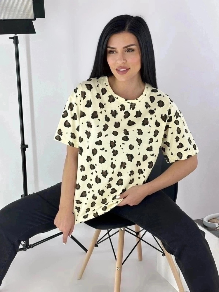 Женская футболка Цвет как на фото купить в Интернет-магазине Садовод База - цена 450 руб Садовод интернет-каталог