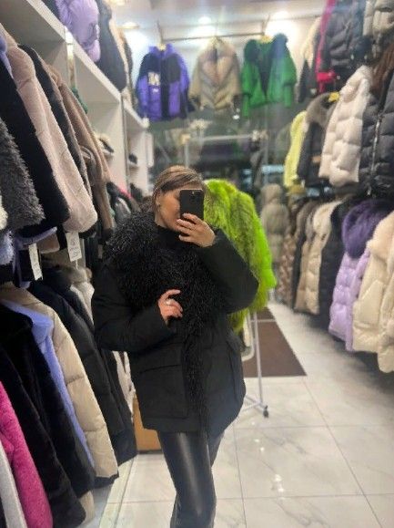 Куртка женская черная купить в Интернет-магазине Садовод База - цена 14000 руб Садовод интернет-каталог