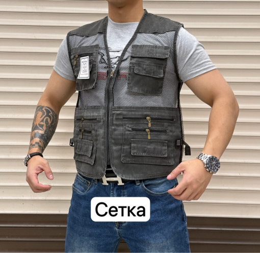 Жилет для мужчин, хлопок САДОВОД официальный интернет-каталог