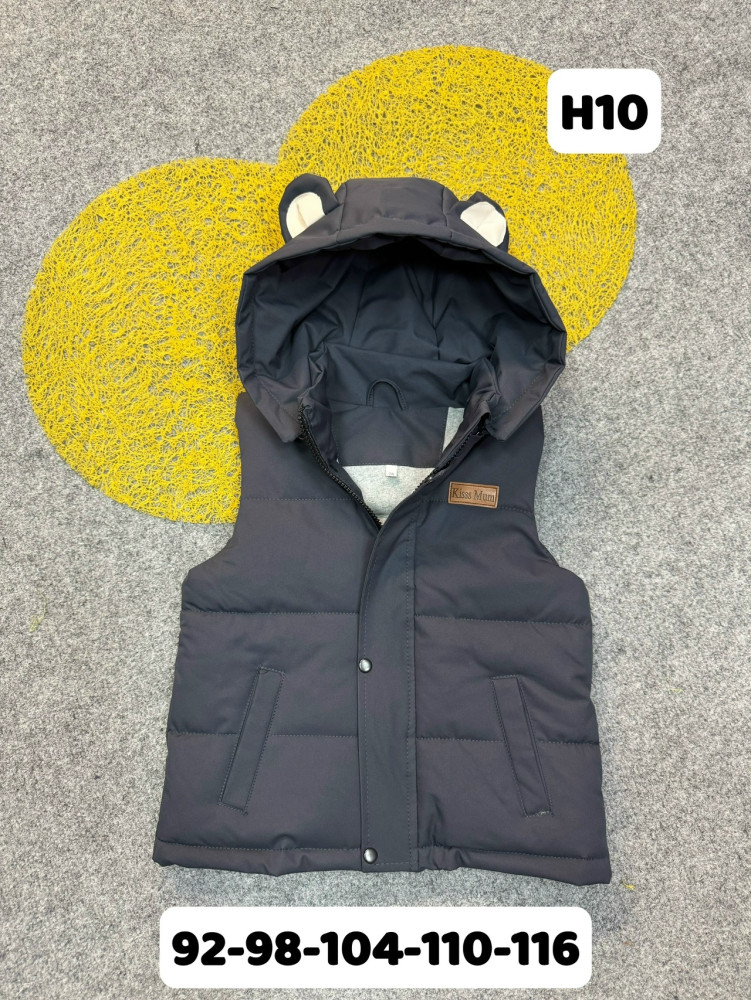 Жилетка темно-серая