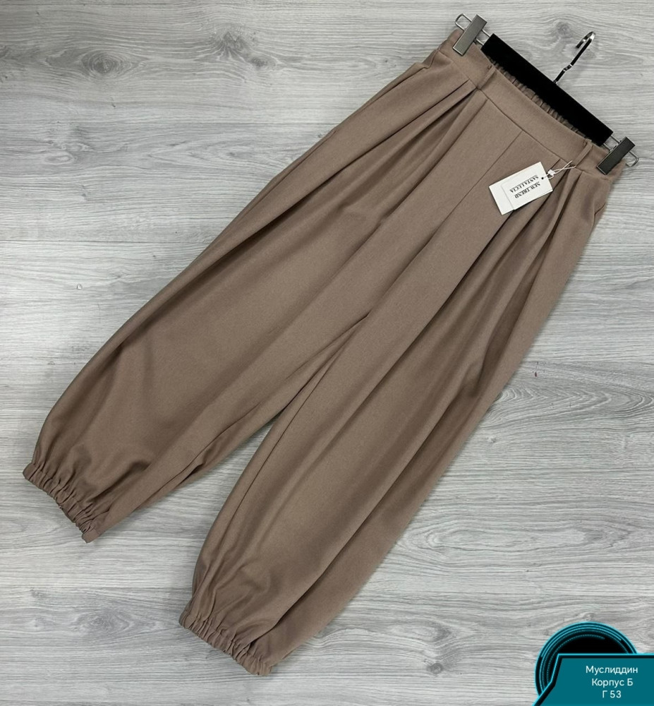 Женские брюки бежевые купить в Интернет-магазине Садовод База - цена 1500 руб Садовод интернет-каталог