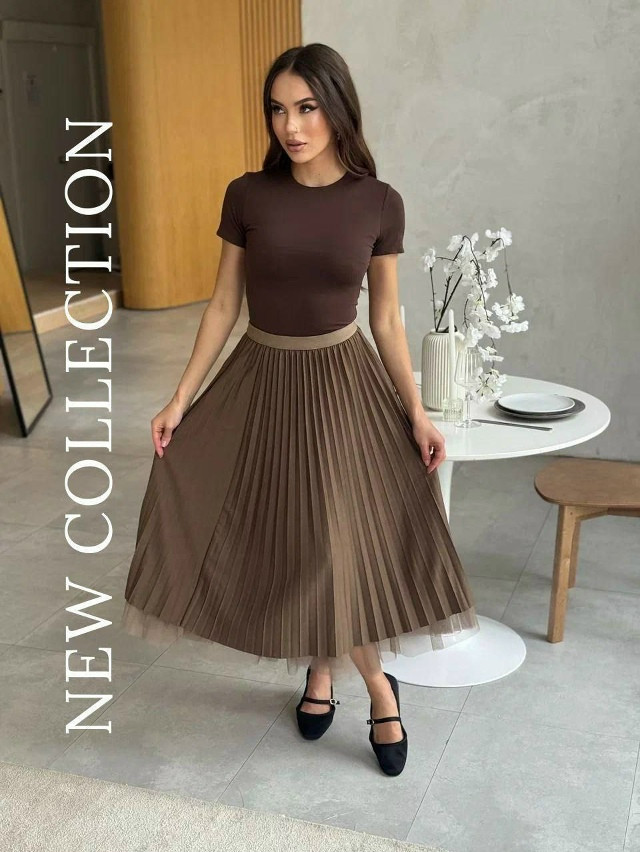 юбка коричневая купить в Интернет-магазине Садовод База - цена 1300 руб Садовод интернет-каталог