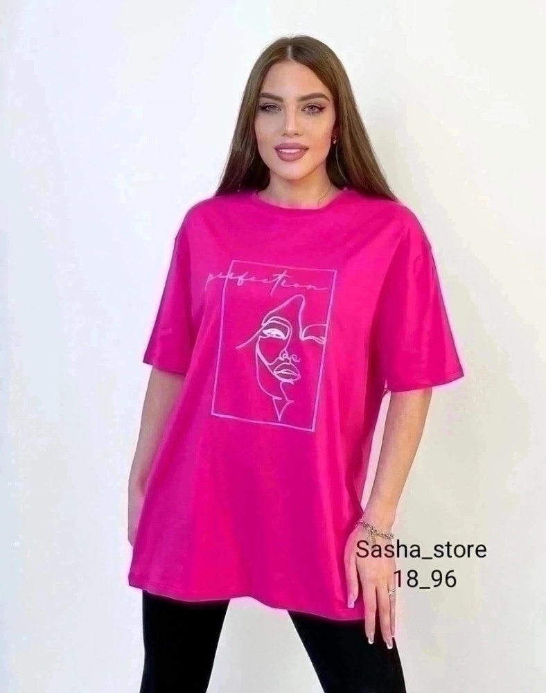 Женская футболка фуксия купить в Интернет-магазине Садовод База - цена 300 руб Садовод интернет-каталог