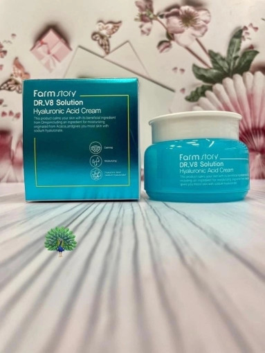 Farm story DR.V8 Solution Hyaluronic Acid cream Крем для лица с гиалуроновой кислотой САДОВОД официальный интернет-каталог