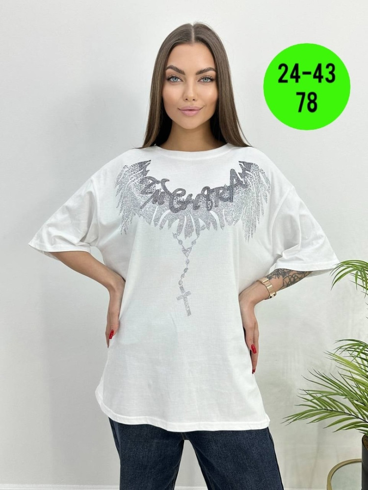 Женская футболка Цвет как на фото купить в Интернет-магазине Садовод База - цена 500 руб Садовод интернет-каталог