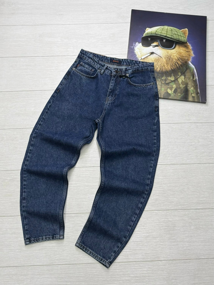 Джинсы синие