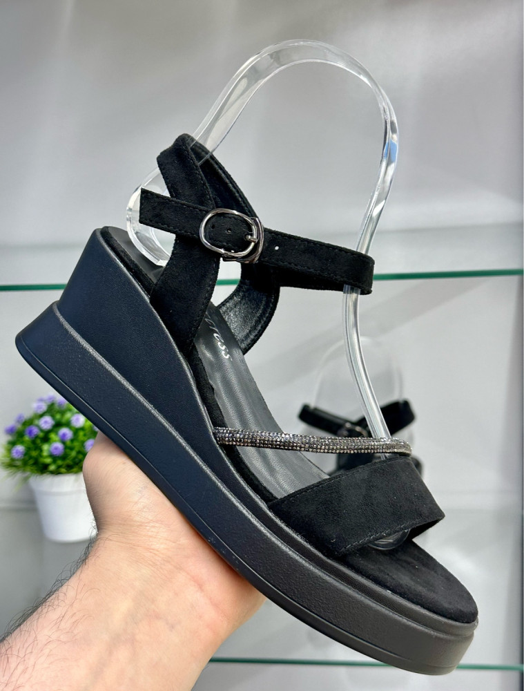 Босоножки женские черные купить в Интернет-магазине Садовод База - цена 1400 руб Садовод интернет-каталог