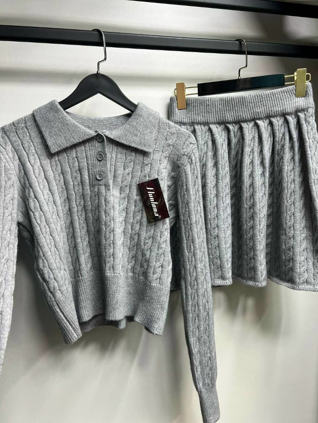 Женский костюм серый купить в Интернет-магазине Садовод База - цена 1700 руб Садовод интернет-каталог