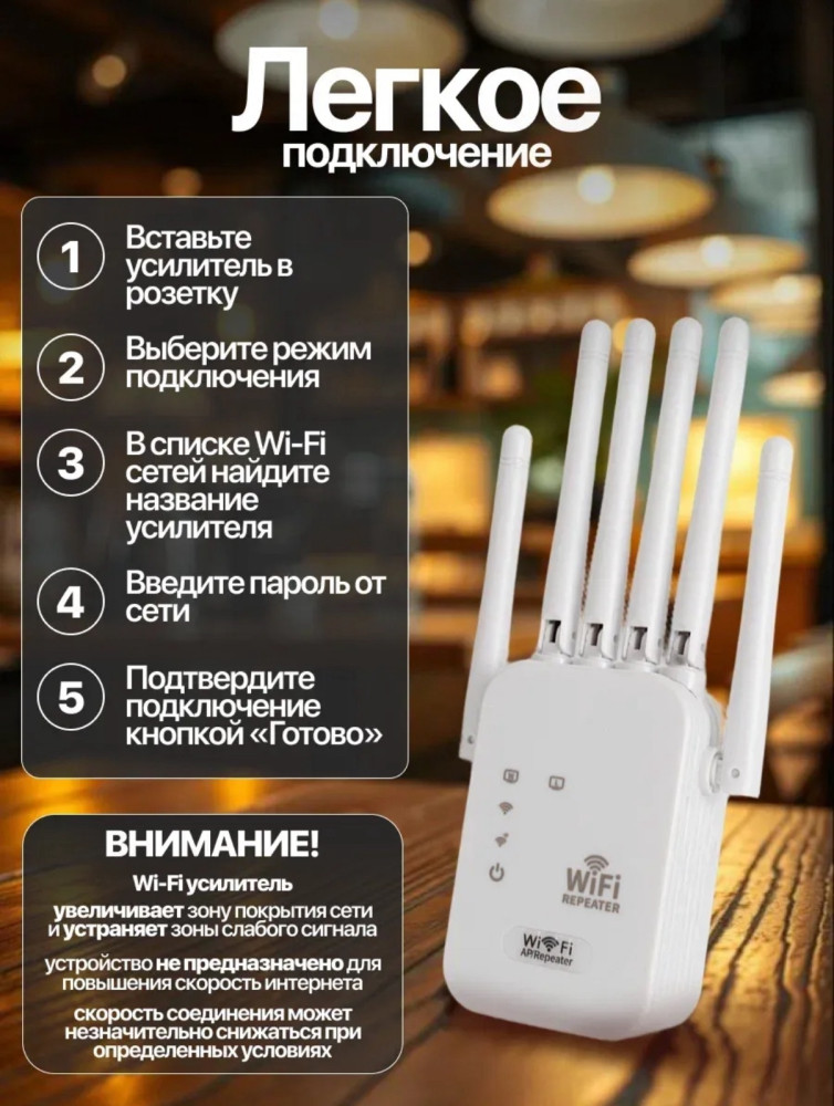 Усилитель Wi-Fi сигнала репитер купить в Интернет-магазине Садовод База - цена 500 руб Садовод интернет-каталог