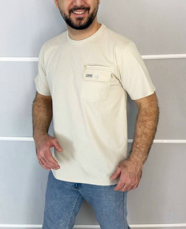 Мужская футболка молочная купить в Интернет-магазине Садовод База - цена 650 руб Садовод интернет-каталог