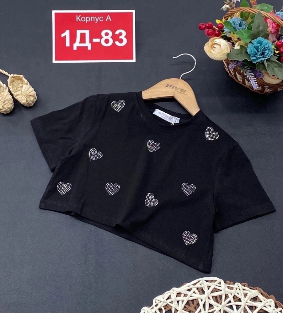Детская футболка черная купить в Интернет-магазине Садовод База - цена 450 руб Садовод интернет-каталог