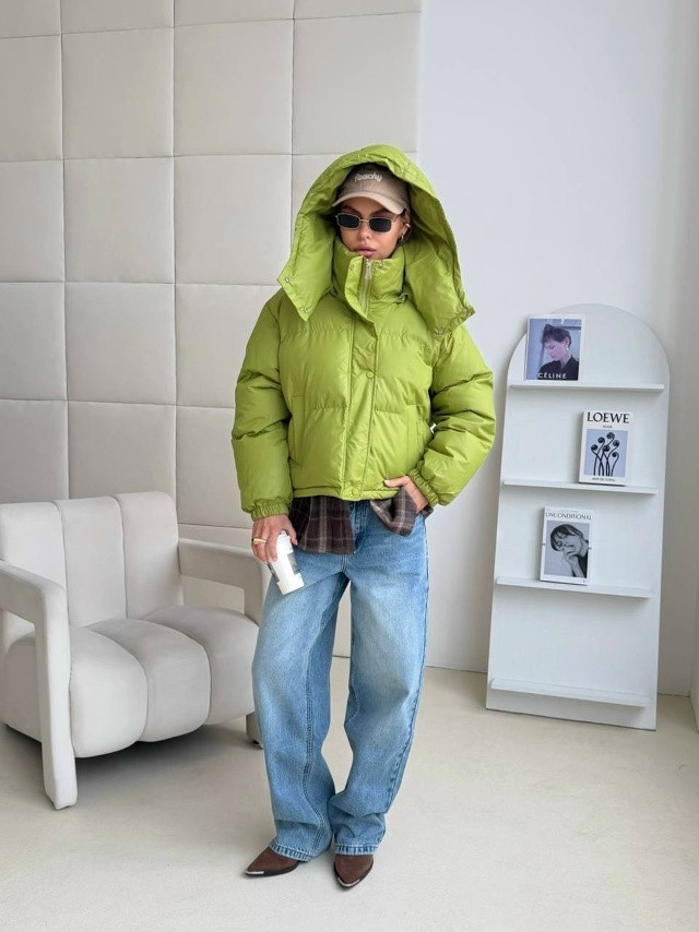 Куртка женская зеленая купить в Интернет-магазине Садовод База - цена 2700 руб Садовод интернет-каталог