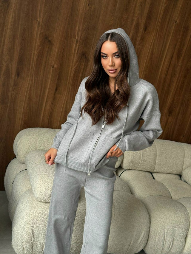 Женский костюм серый купить в Интернет-магазине Садовод База - цена 2200 руб Садовод интернет-каталог