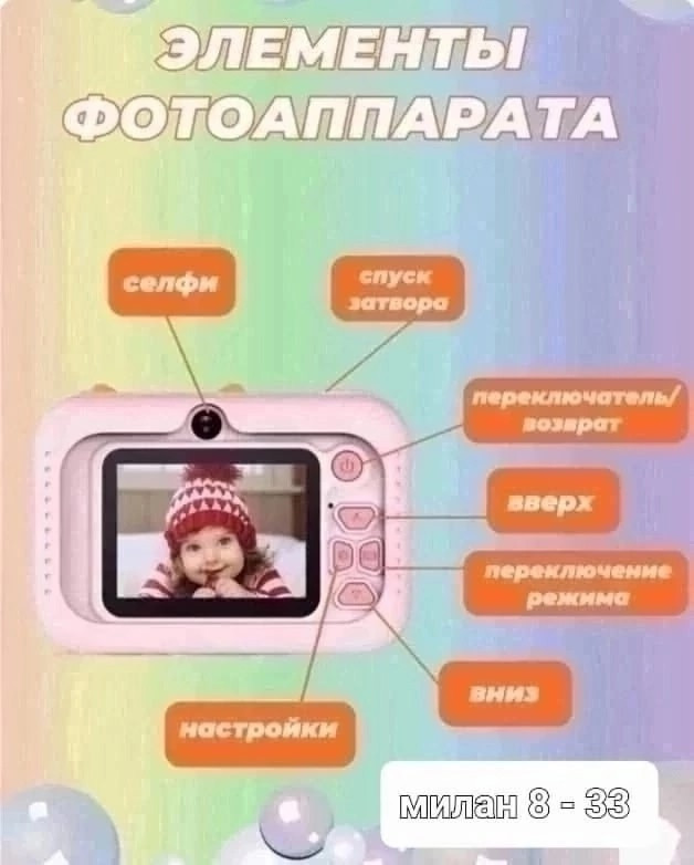 детский фотоаппарат купить в Интернет-магазине Садовод База - цена 450 руб Садовод интернет-каталог