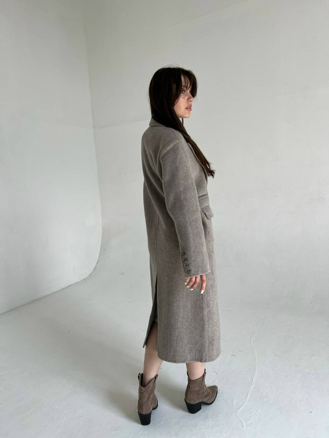 Женское пальто серое купить в Интернет-магазине Садовод База - цена 5500 руб Садовод интернет-каталог