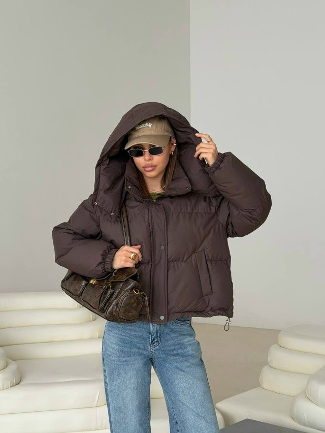 Куртка женская коричневая купить в Интернет-магазине Садовод База - цена 2700 руб Садовод интернет-каталог