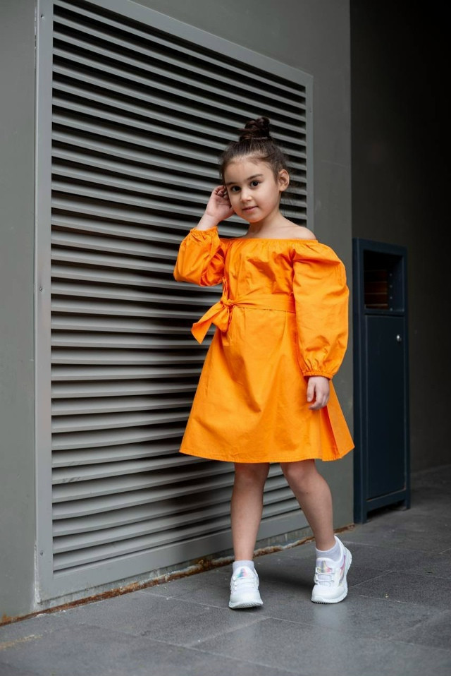 Платье оранжевое купить в Интернет-магазине Садовод База - цена 899 руб Садовод интернет-каталог