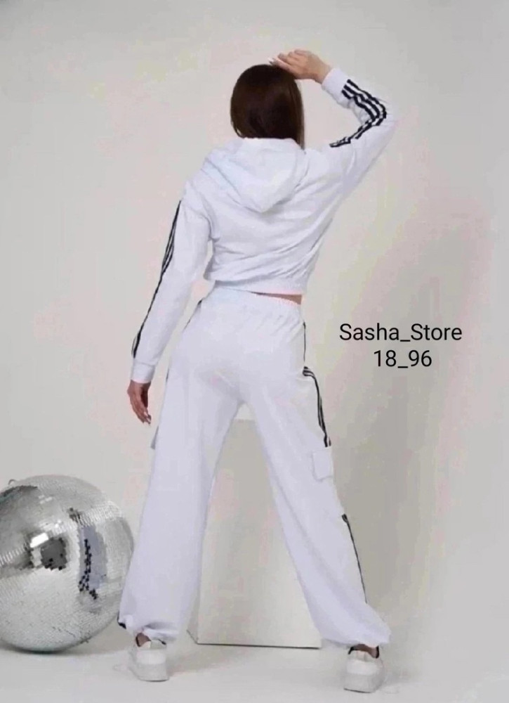 Спортивный женский костюм белый купить в Интернет-магазине Садовод База - цена 1300 руб Садовод интернет-каталог