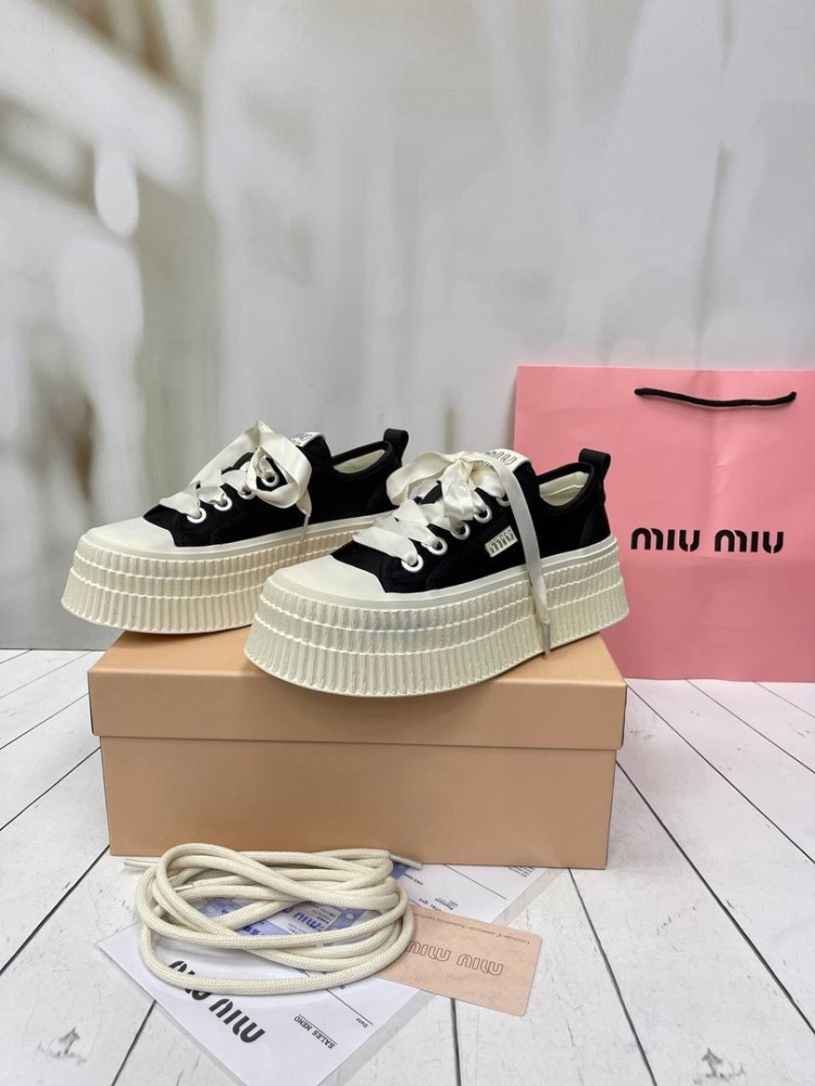 😍КЕДЫ  MIU MIU😍 купить в Интернет-магазине Садовод База - цена 4000 руб Садовод интернет-каталог