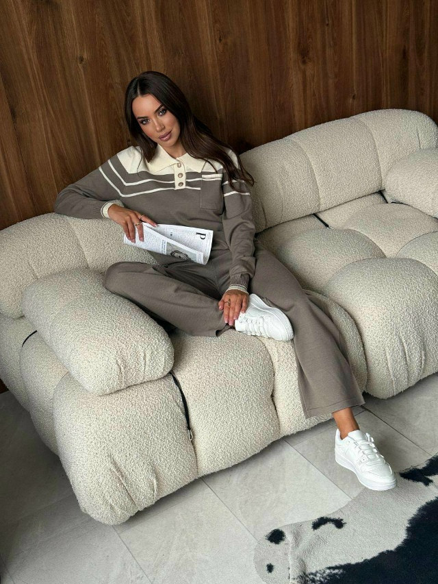 Женский костюм серый купить в Интернет-магазине Садовод База - цена 1800 руб Садовод интернет-каталог