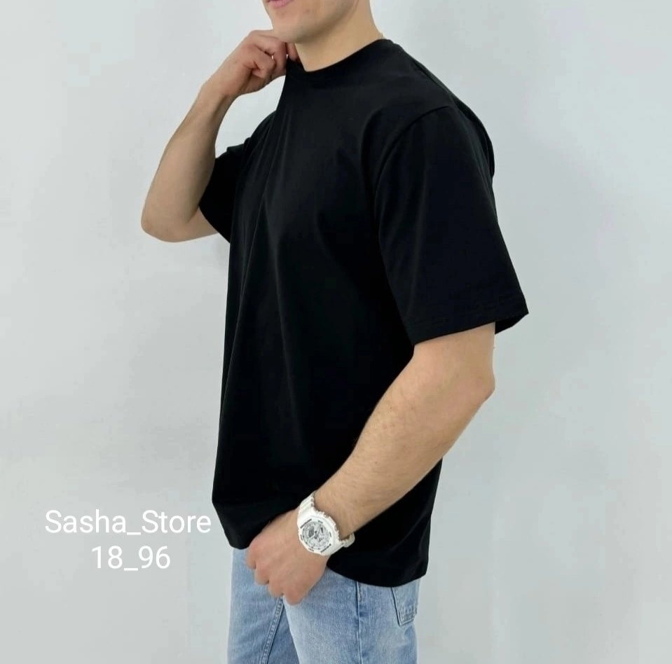 Мужская футболка черная купить в Интернет-магазине Садовод База - цена 500 руб Садовод интернет-каталог