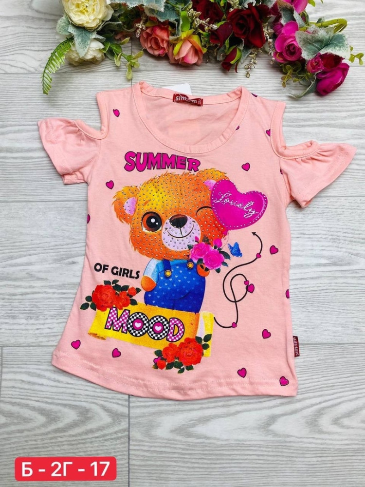 Детская футболка розовая купить в Интернет-магазине Садовод База - цена 220 руб Садовод интернет-каталог