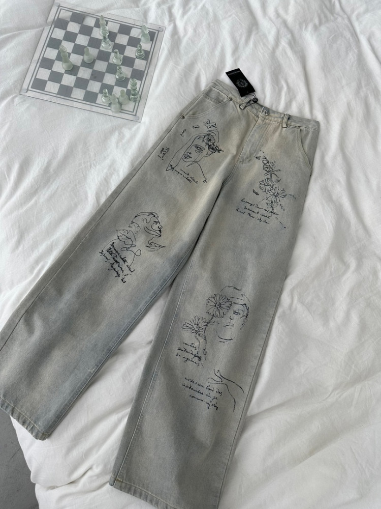 ⚜️ Стильные джинсы Chrome купить в Интернет-магазине Садовод База - цена 2200 руб Садовод интернет-каталог