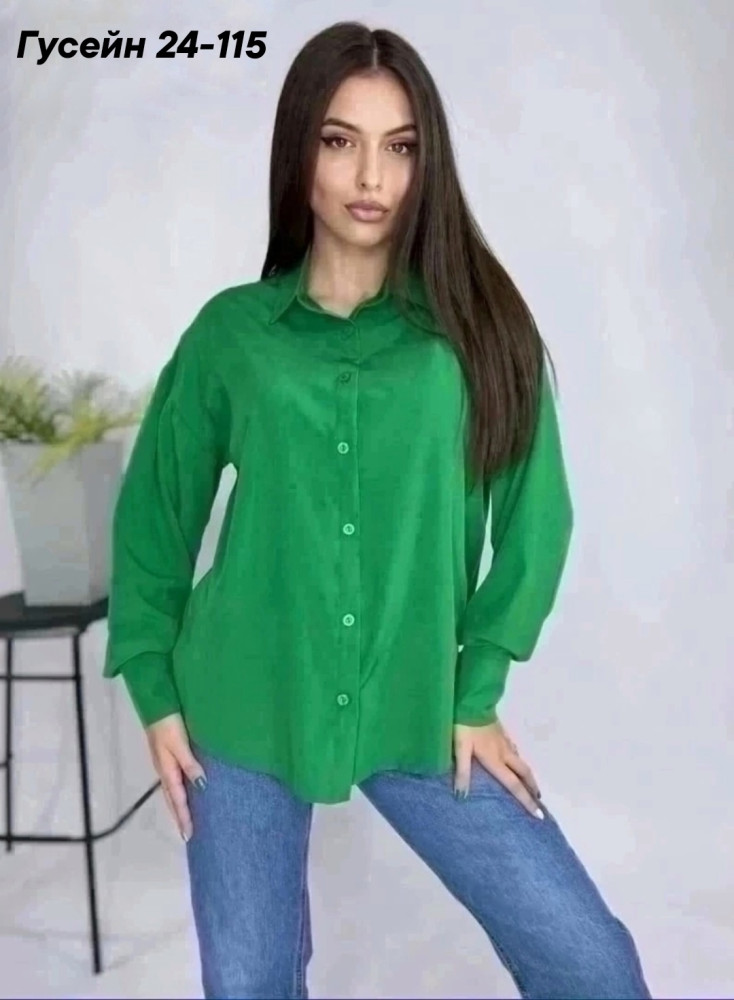 Женская рубашка зеленая купить в Интернет-магазине Садовод База - цена 400 руб Садовод интернет-каталог